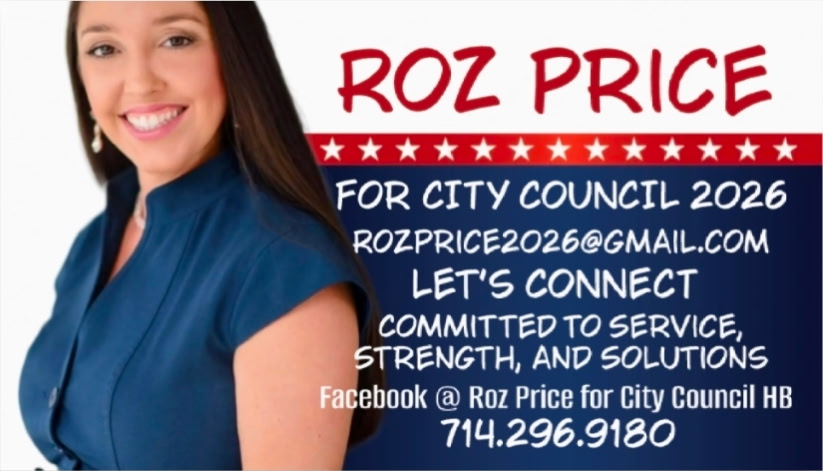 Roz Price campaign contact card